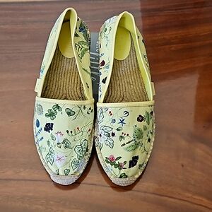 Gucci, Kris Knight Loafer, beautiful yellow print, size EU 40 1/2 /US 10 1/2